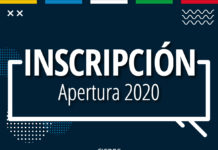 Inscripción Apertura 2020