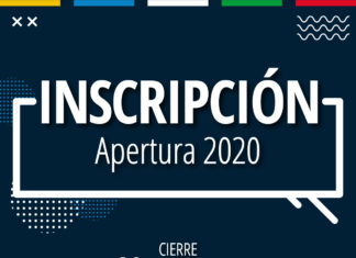 Inscripción Apertura 2020